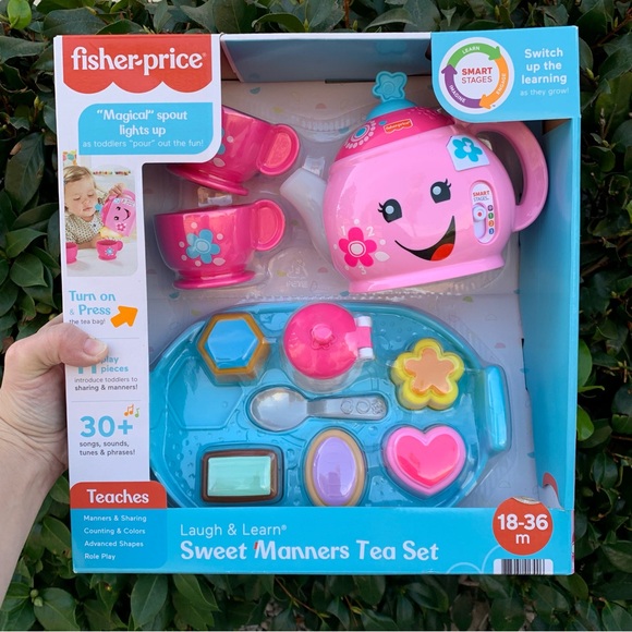 Fisher-Price Learning Tea Set Sweet Manners Tea Set Laugh & Learn - Picture 1 of 5